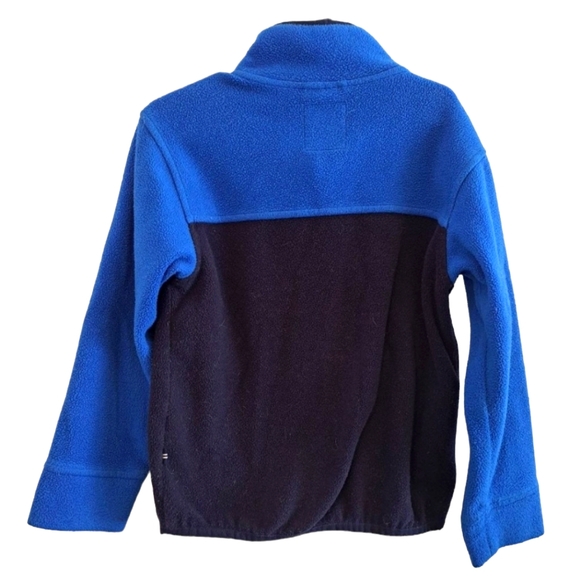 Nautica Fleece Blue Colorblock Full Zip Jacket Size 5 - Picture 2 of 5